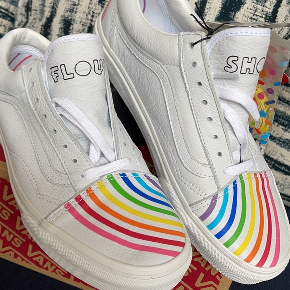 Vans Old Skool Flour Shop Rainbow/True White WMNS - Picture 9 of 16